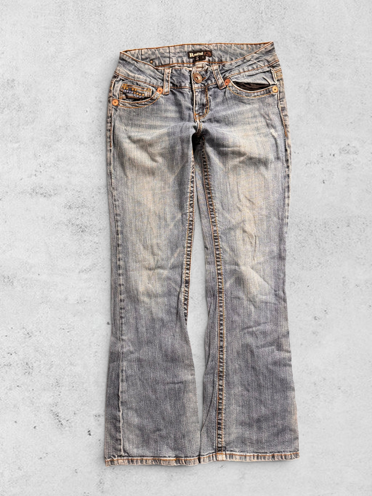 Lågmidjade jeans stl: S