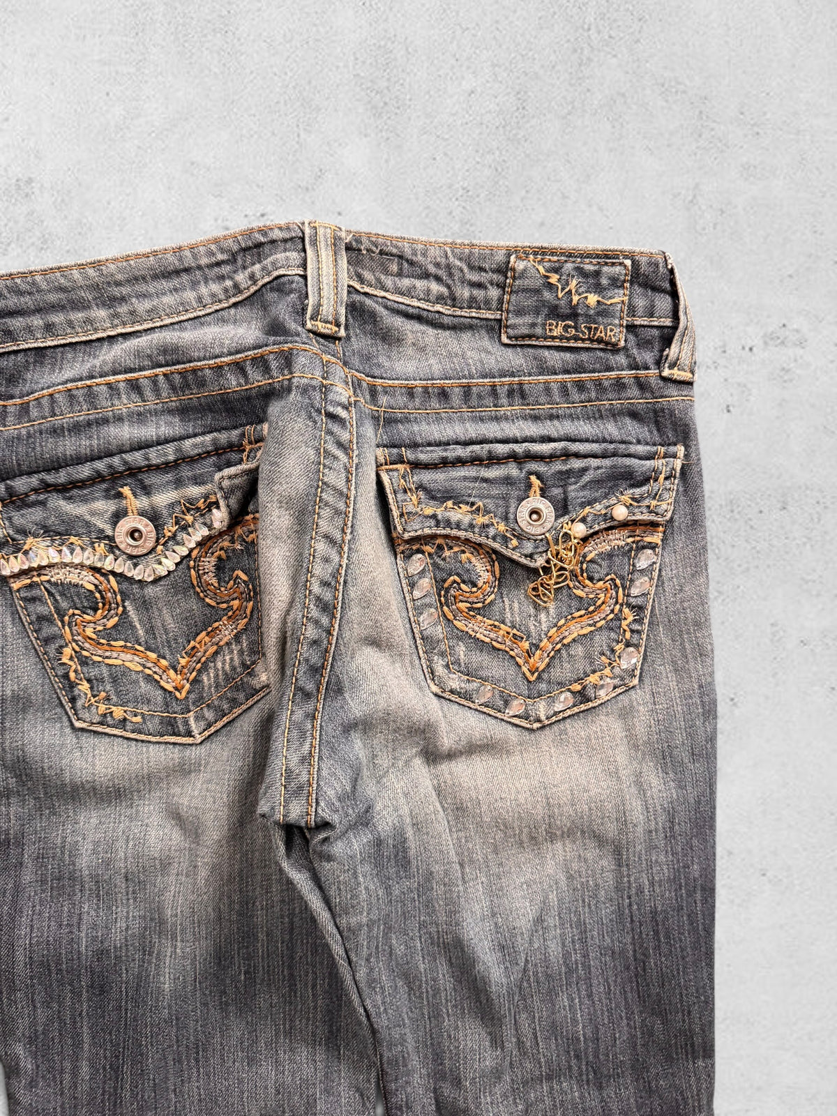 Lågmidjade jeans stl: S