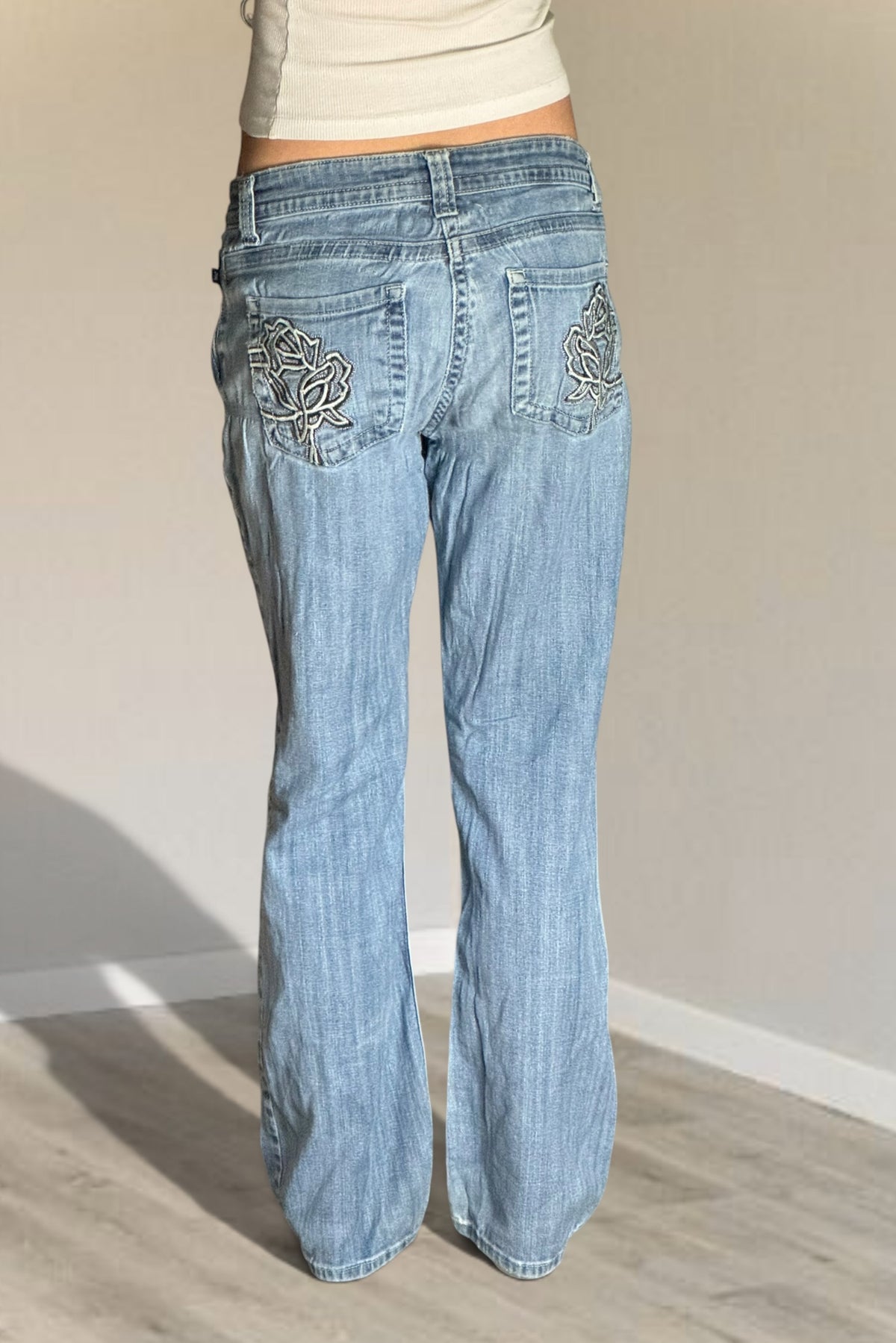 Lågmidjade jeans stl: S