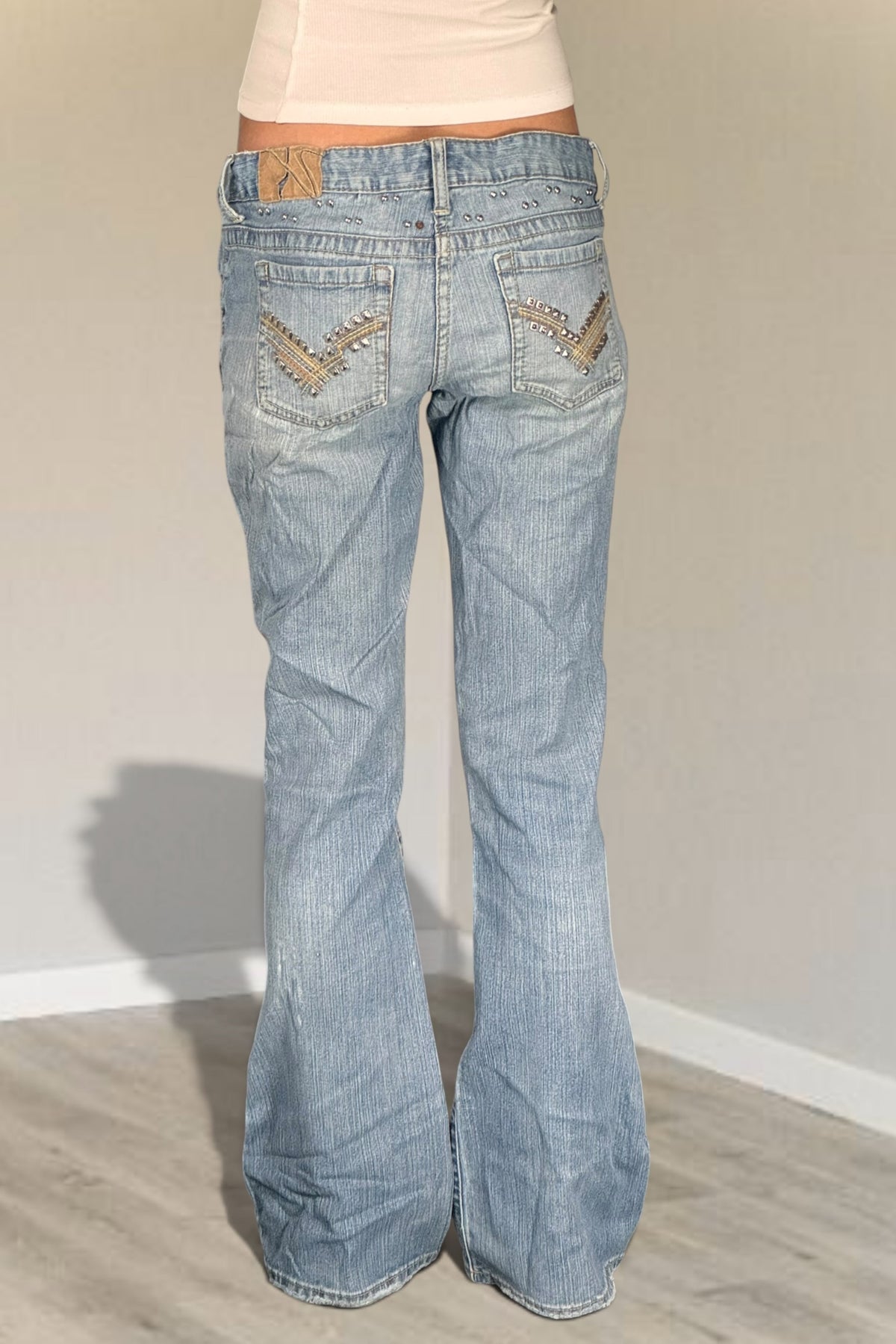 Lågmidjade jeans stl: S