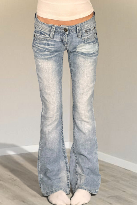 Lågmidjade jeans stl: S/M