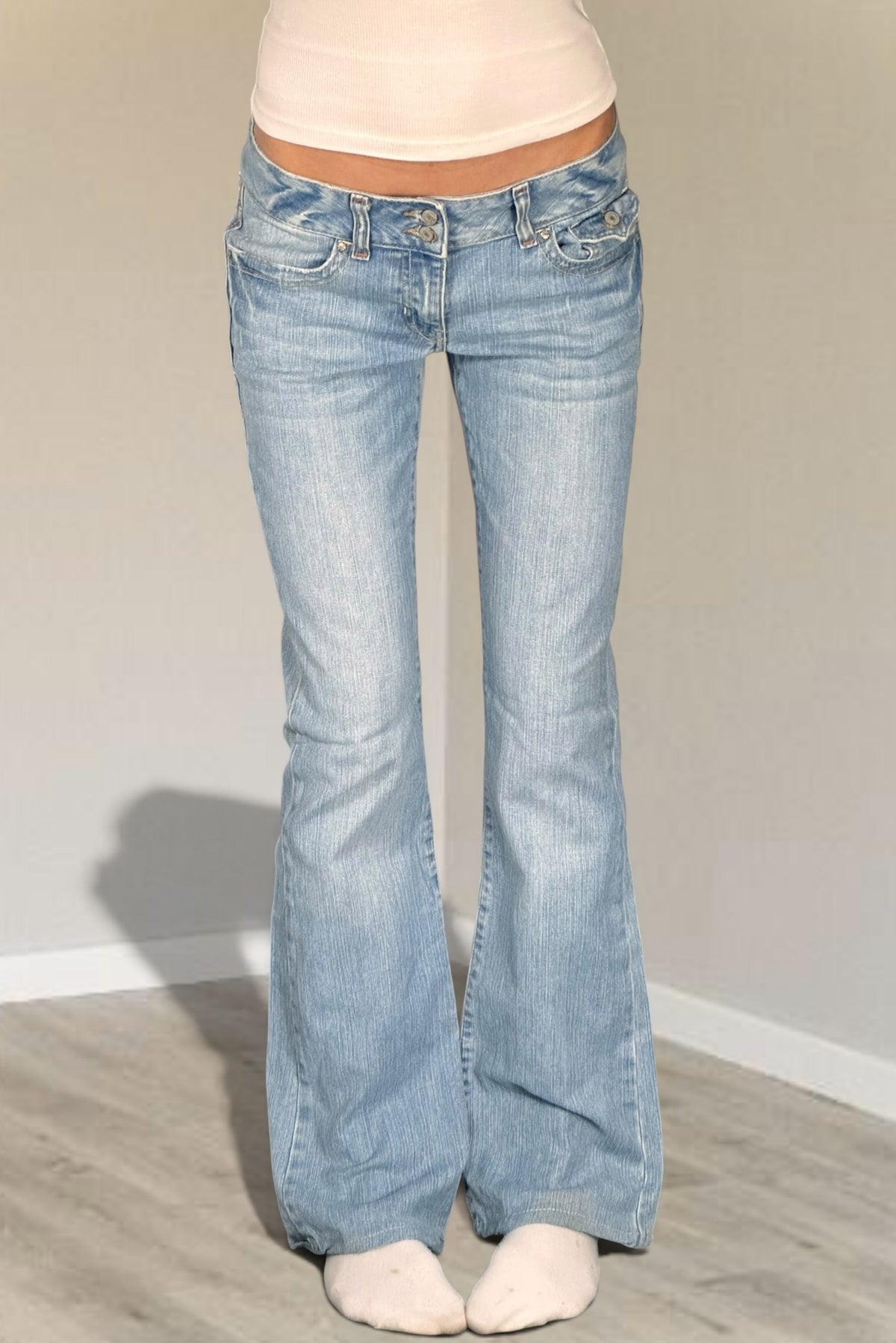 Lågmidjade jeans stl: S