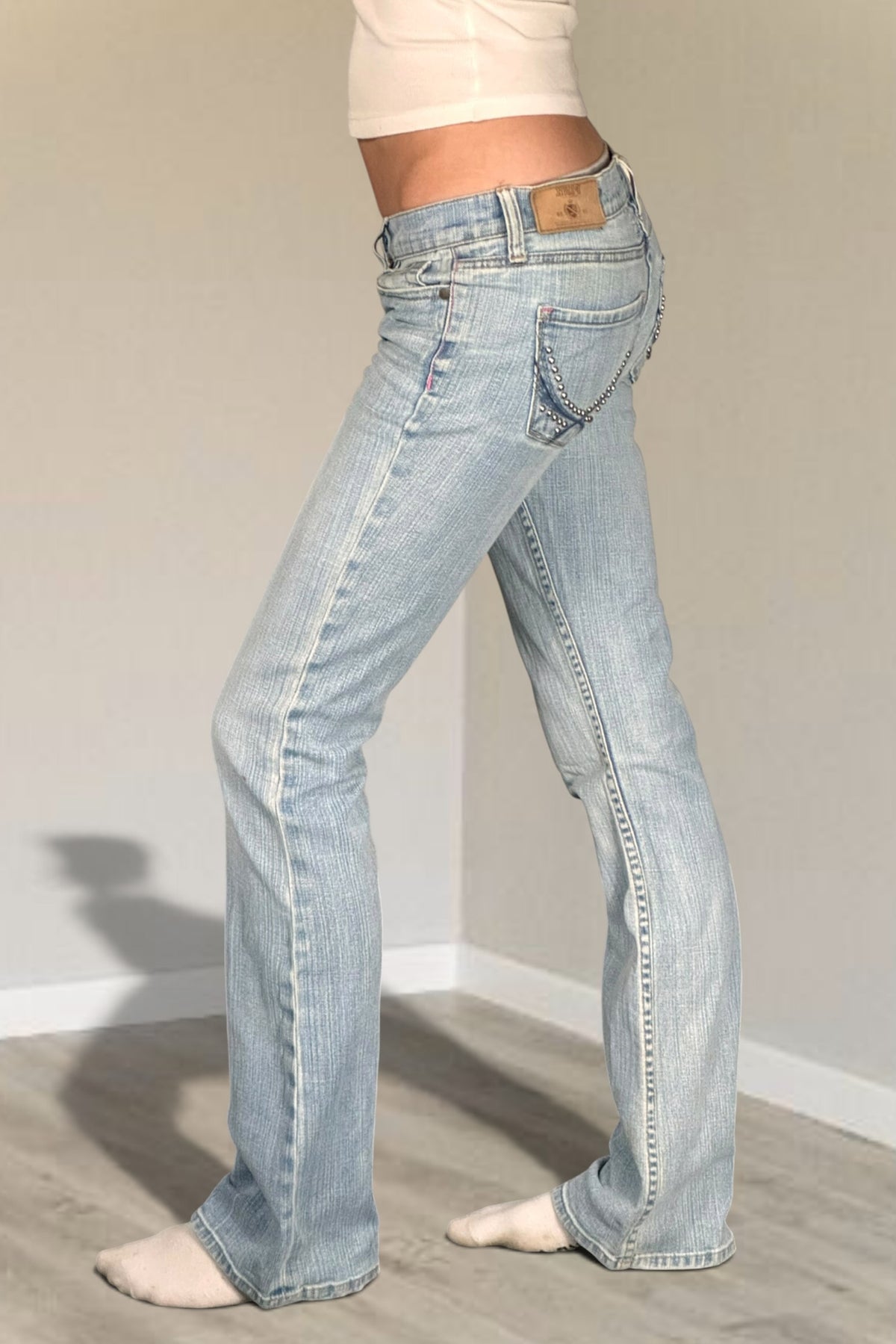 Pink Victoria Secret jeans stl: XS