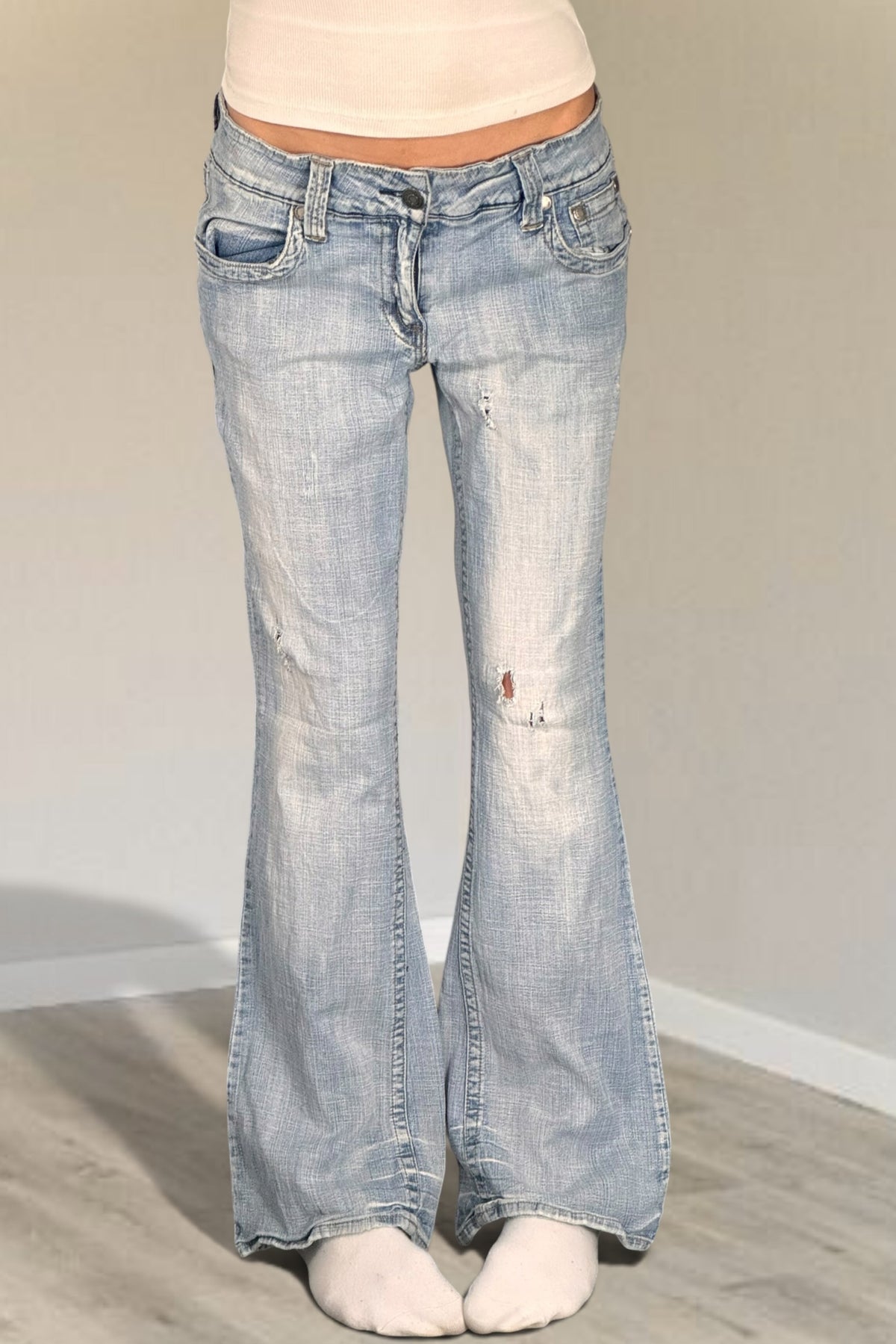 Lågmidjade jeans stl: M