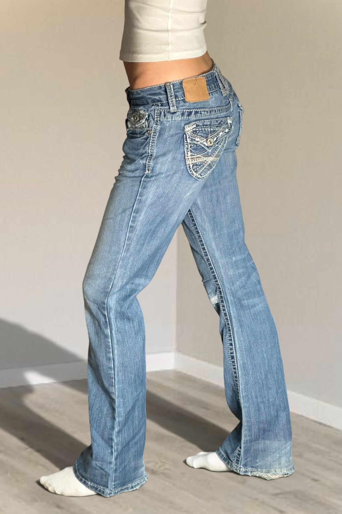 Lågmidjade jeans stl: XS