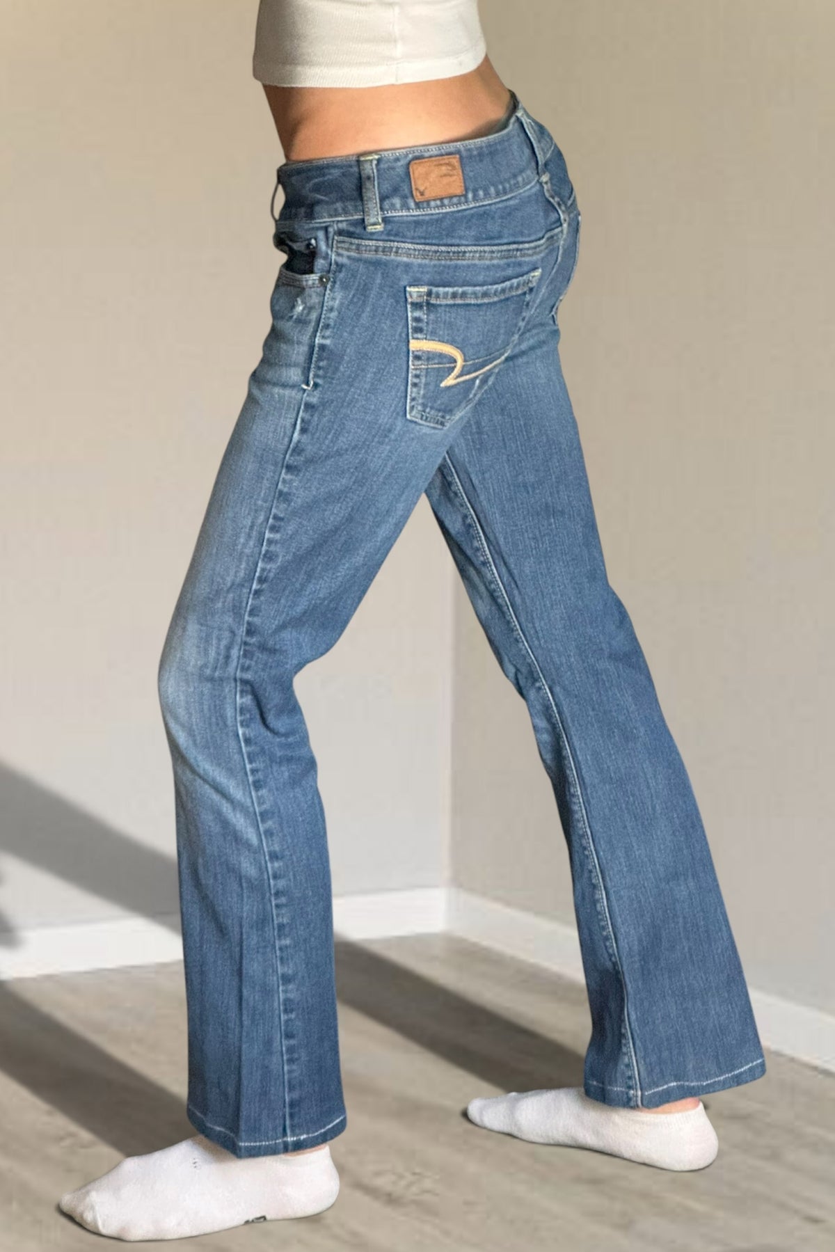 Lågmidjade jeans stl: S