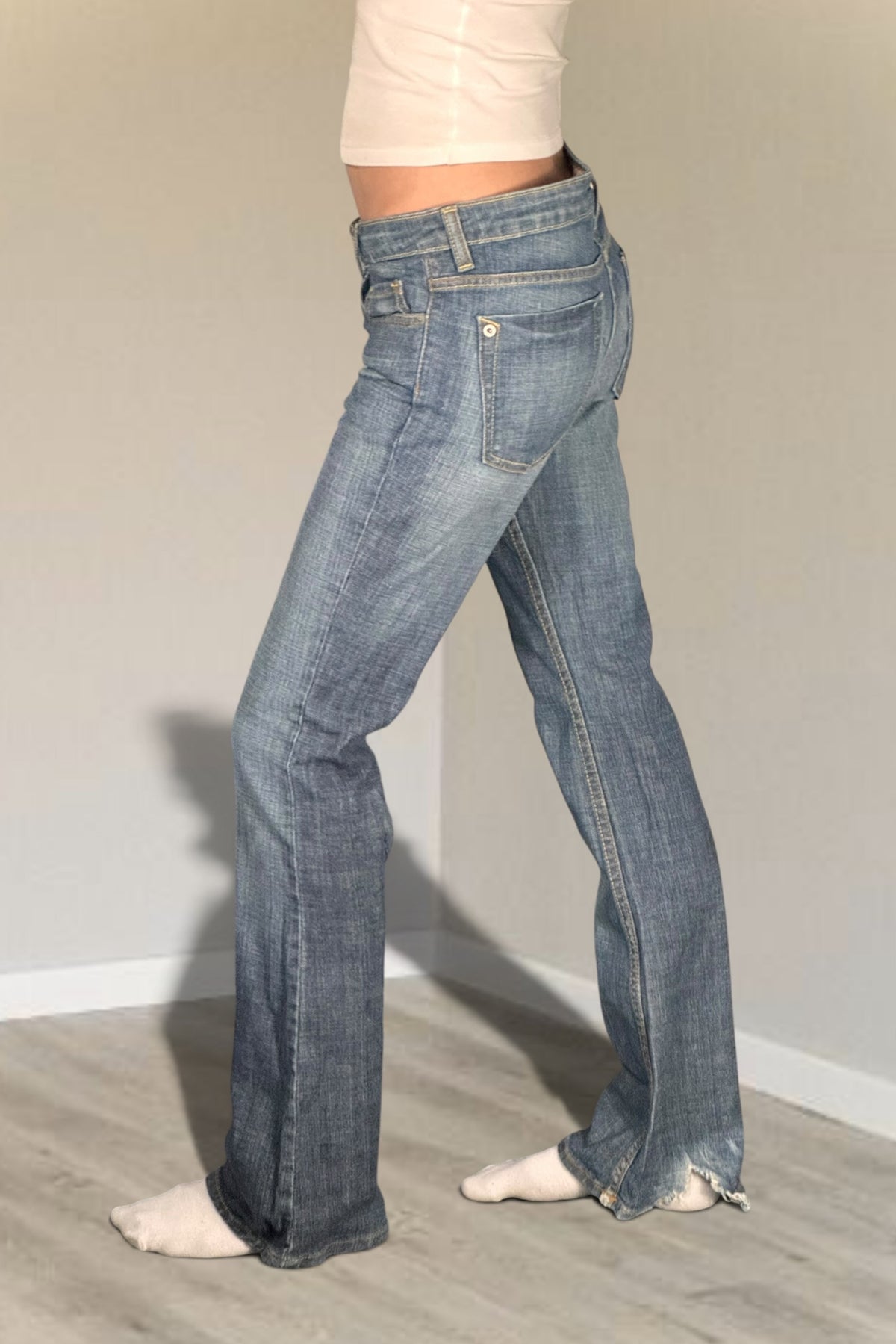 Lågmidjade jeans stl: XS