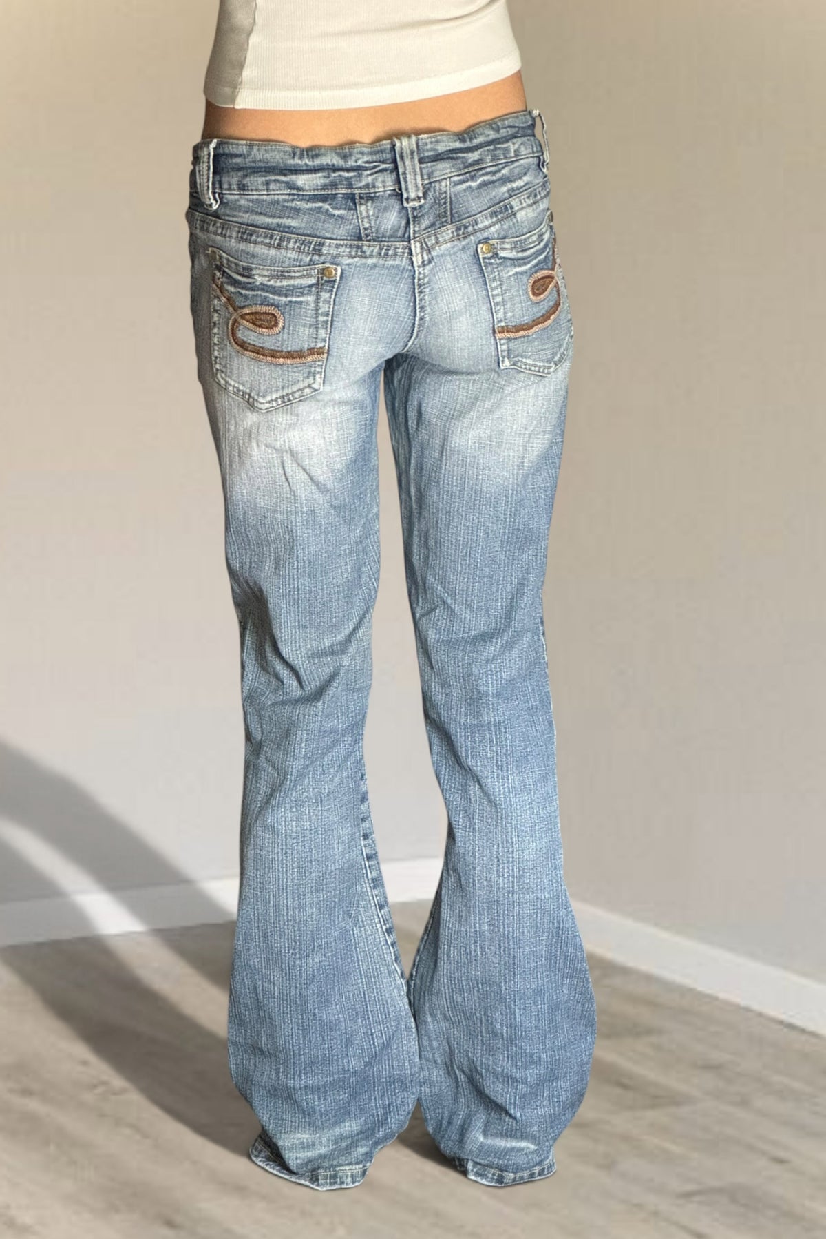 Lågmidjade jeans stl: S