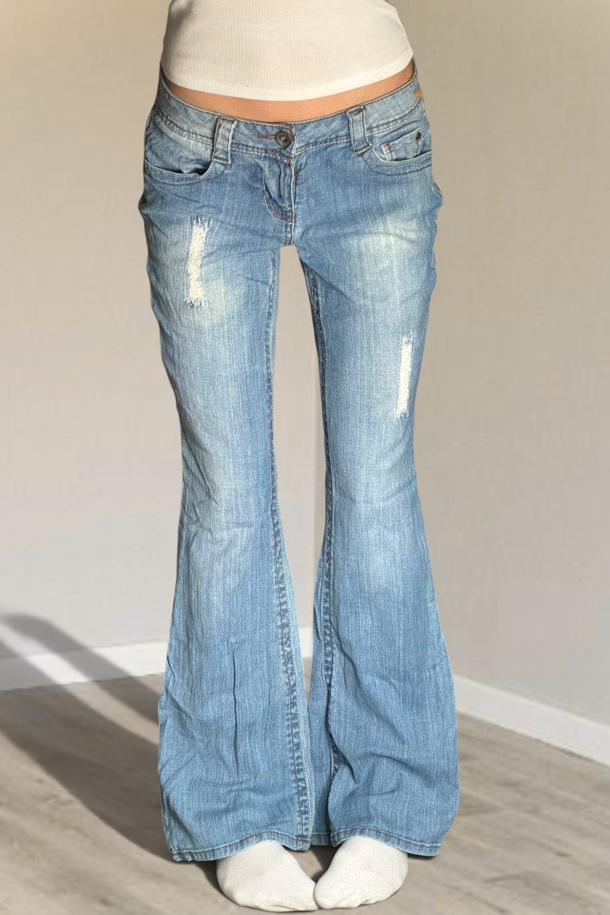 Lågmidjade jeans stl: S