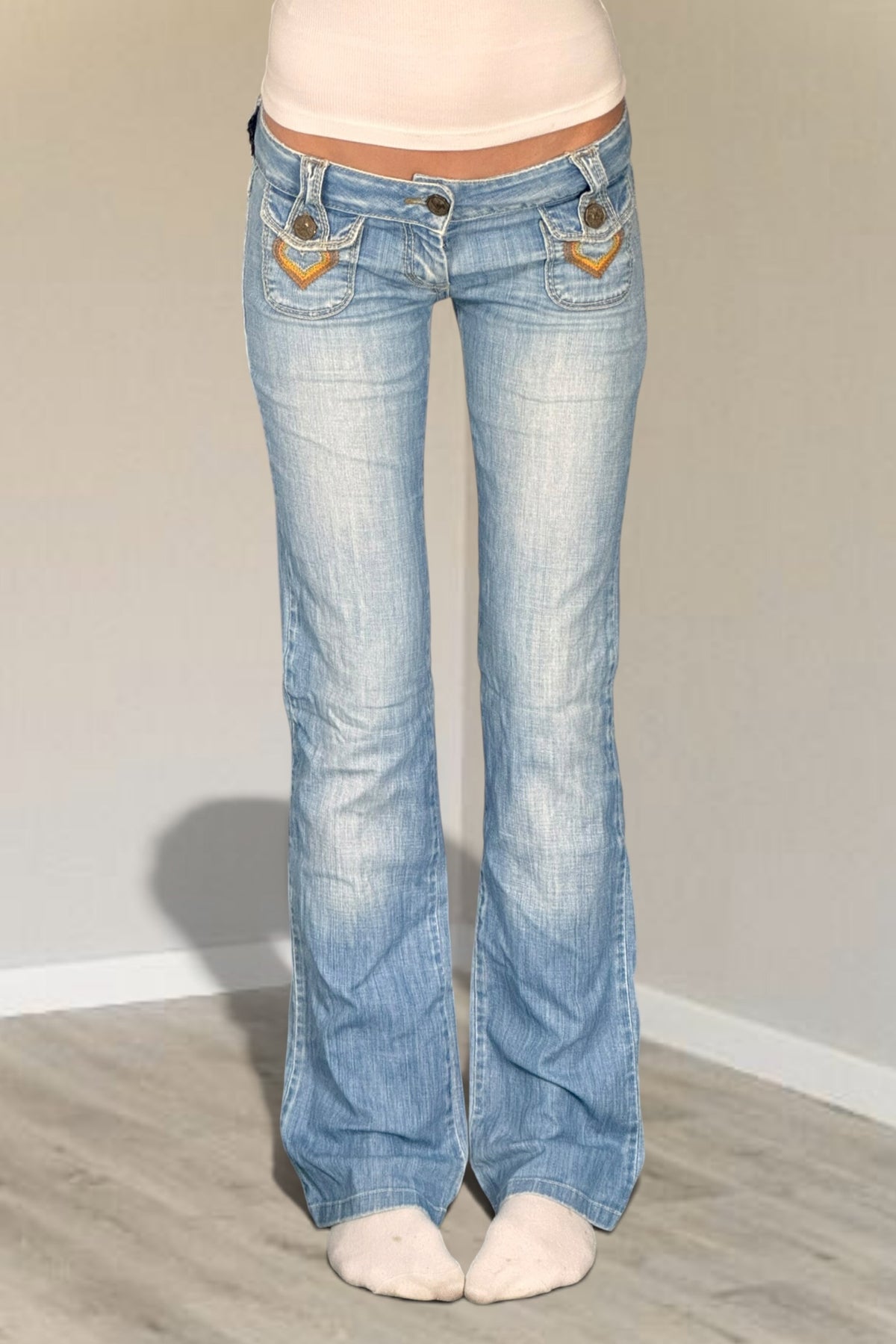 Lågmidjade jeans stl: S