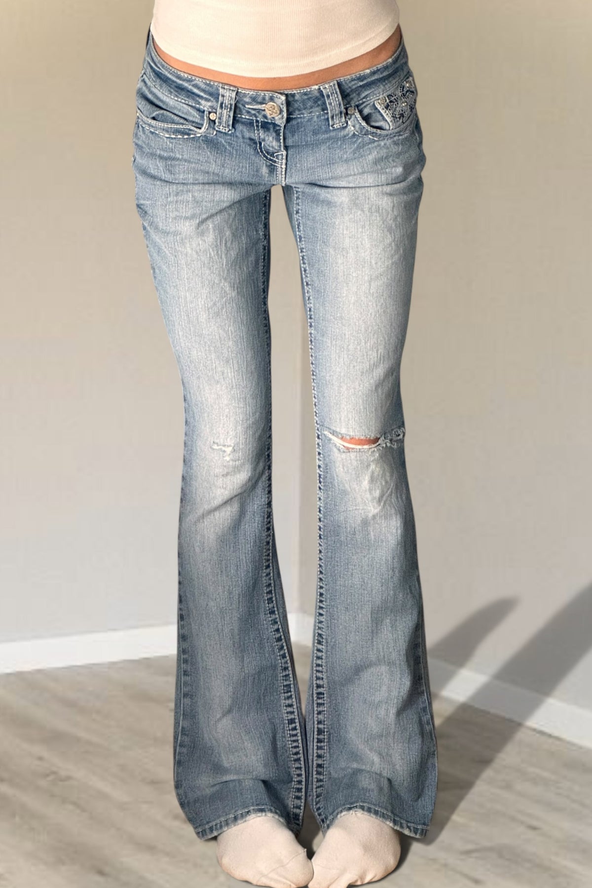 Lågmidjade jeans stl: XS