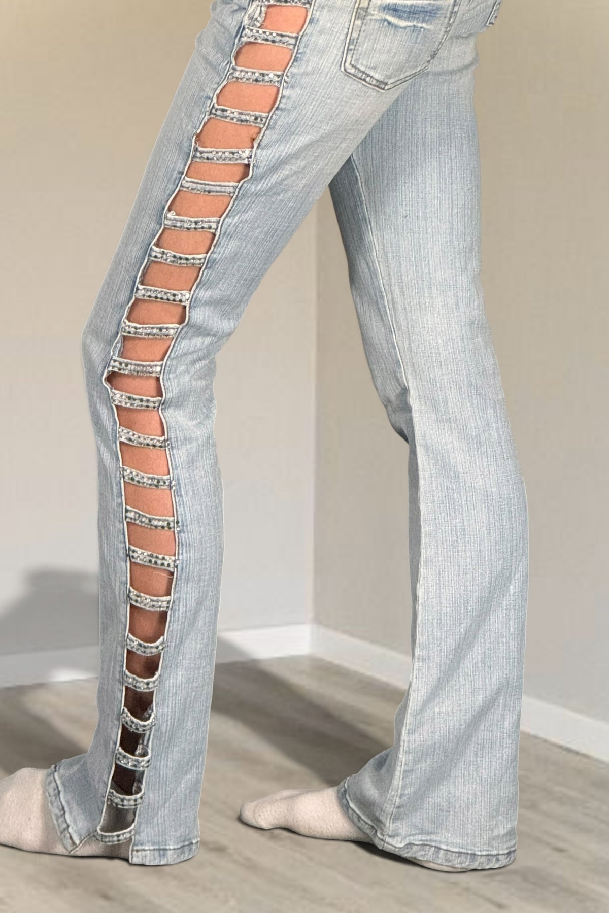 Lågmidjade jeans stl: XS