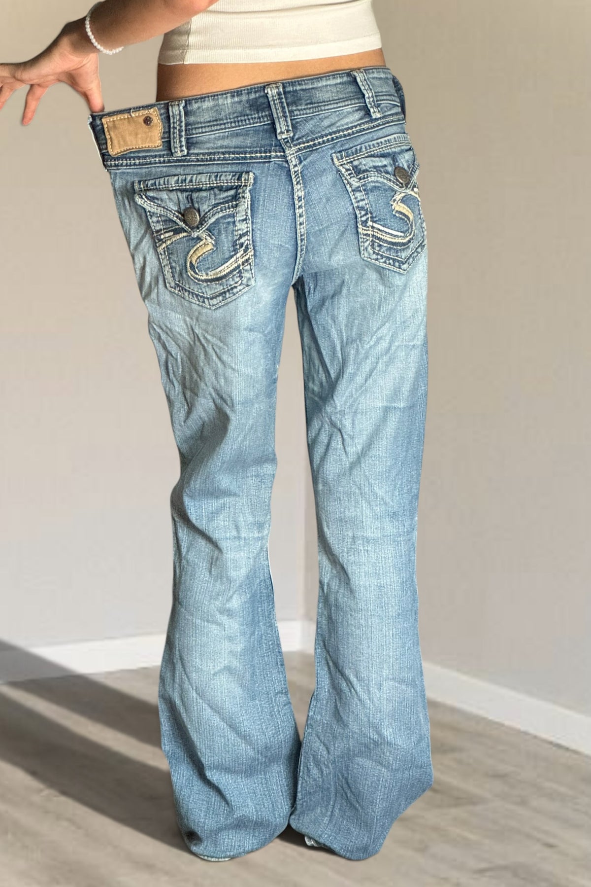 Lågmidjade jeans stl: M/L