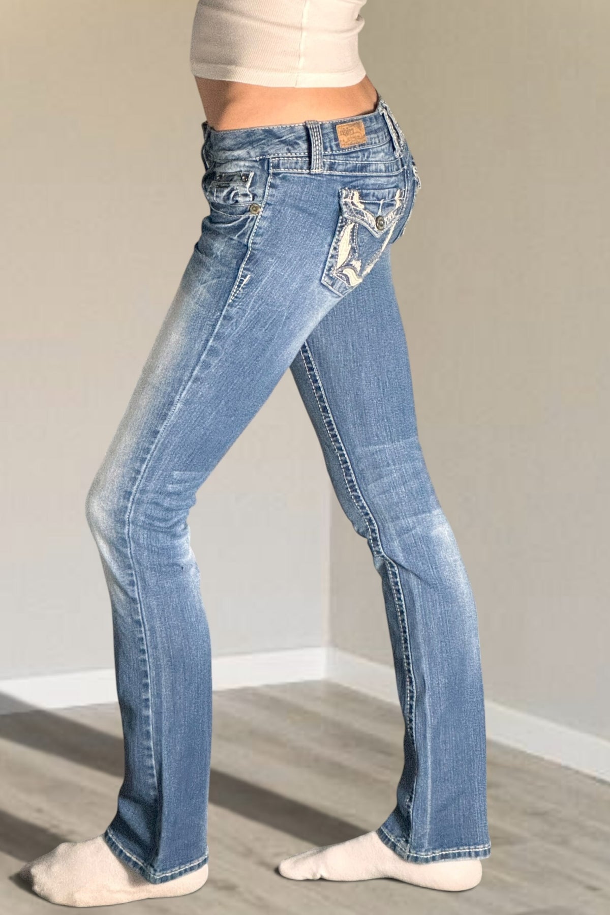 Lågmidjade jeans stl: XS