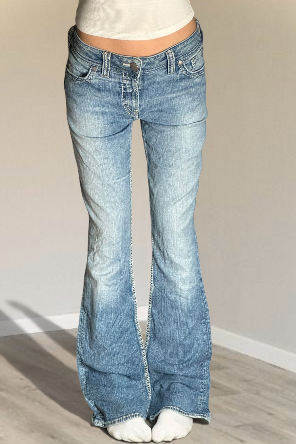 Lågmidjade jeans stl: M/L