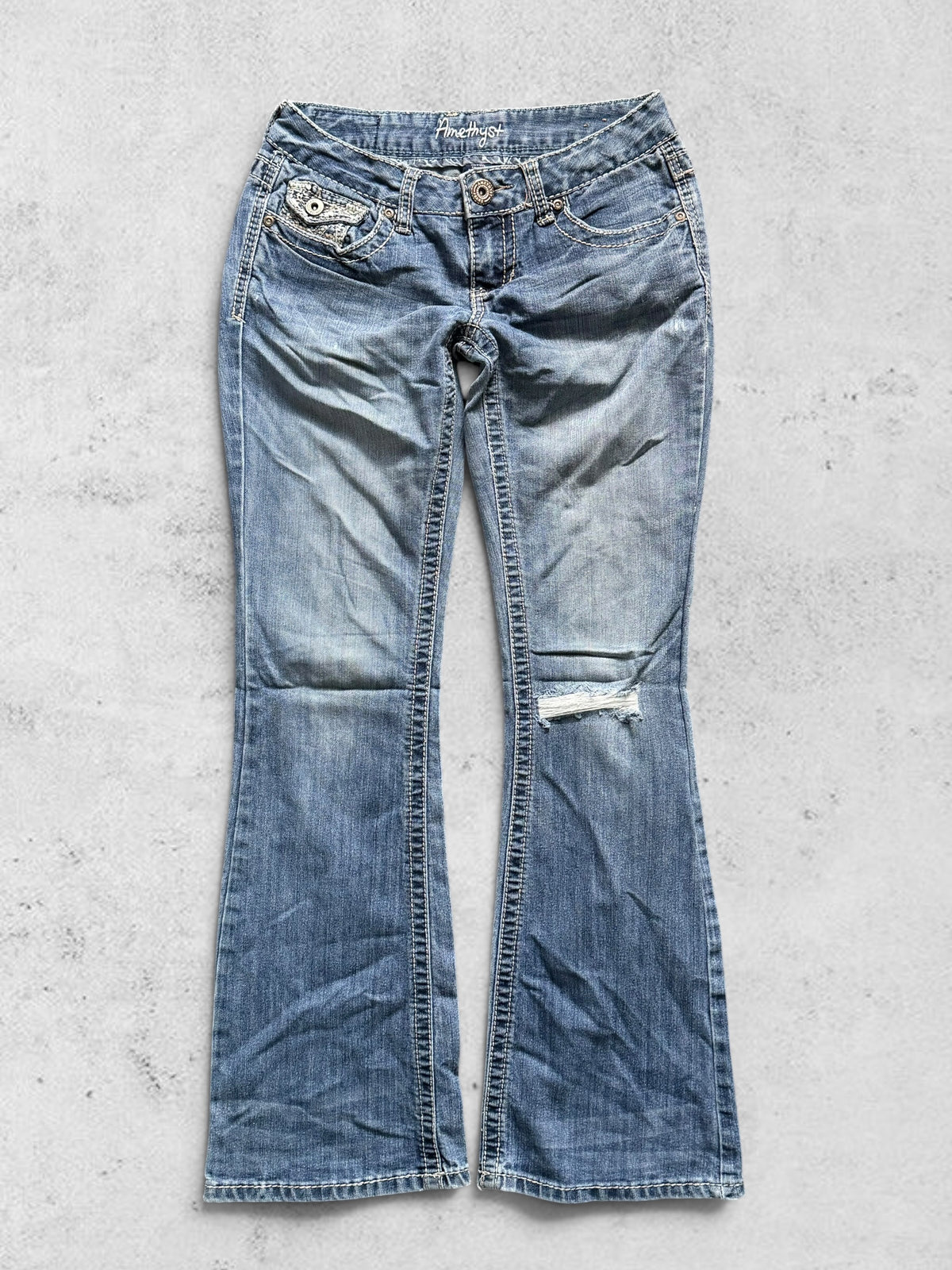 Lågmidjade jeans stl: XS