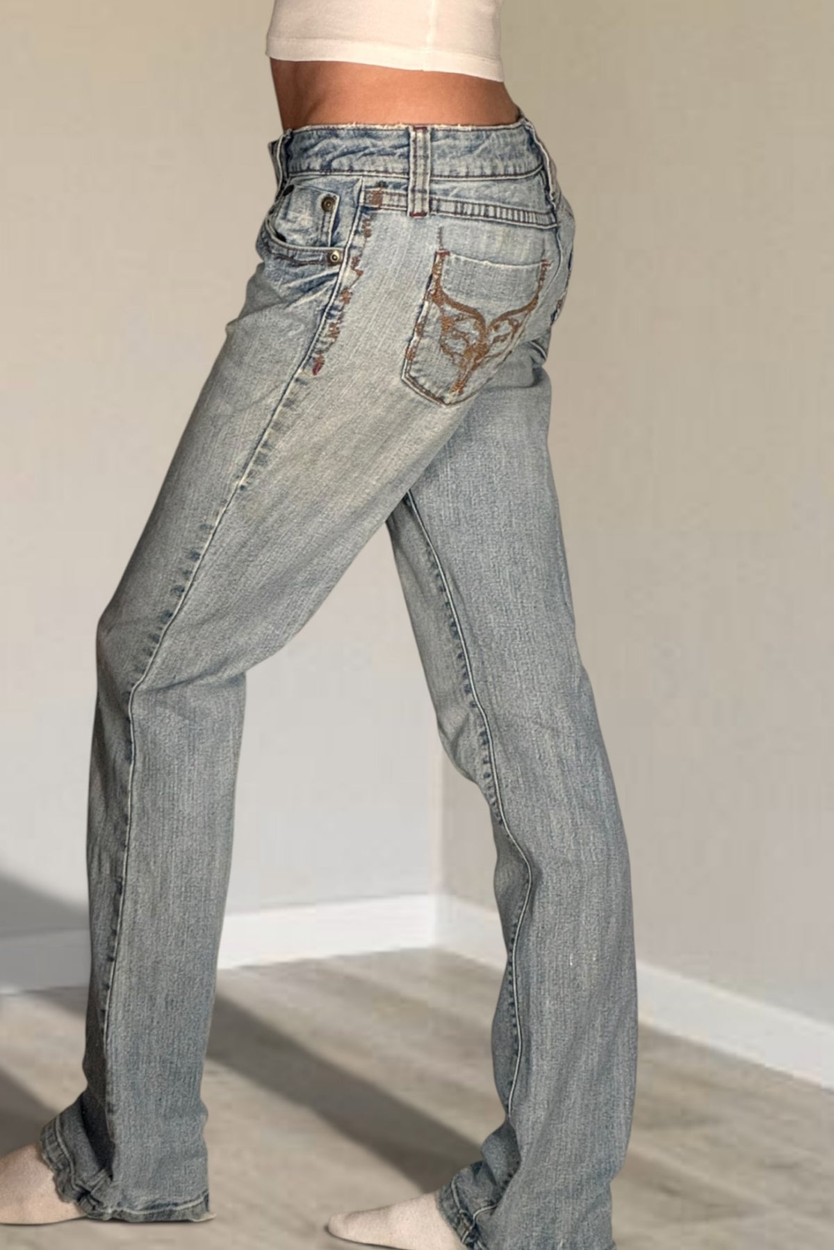 Low-rise jeans size: XS