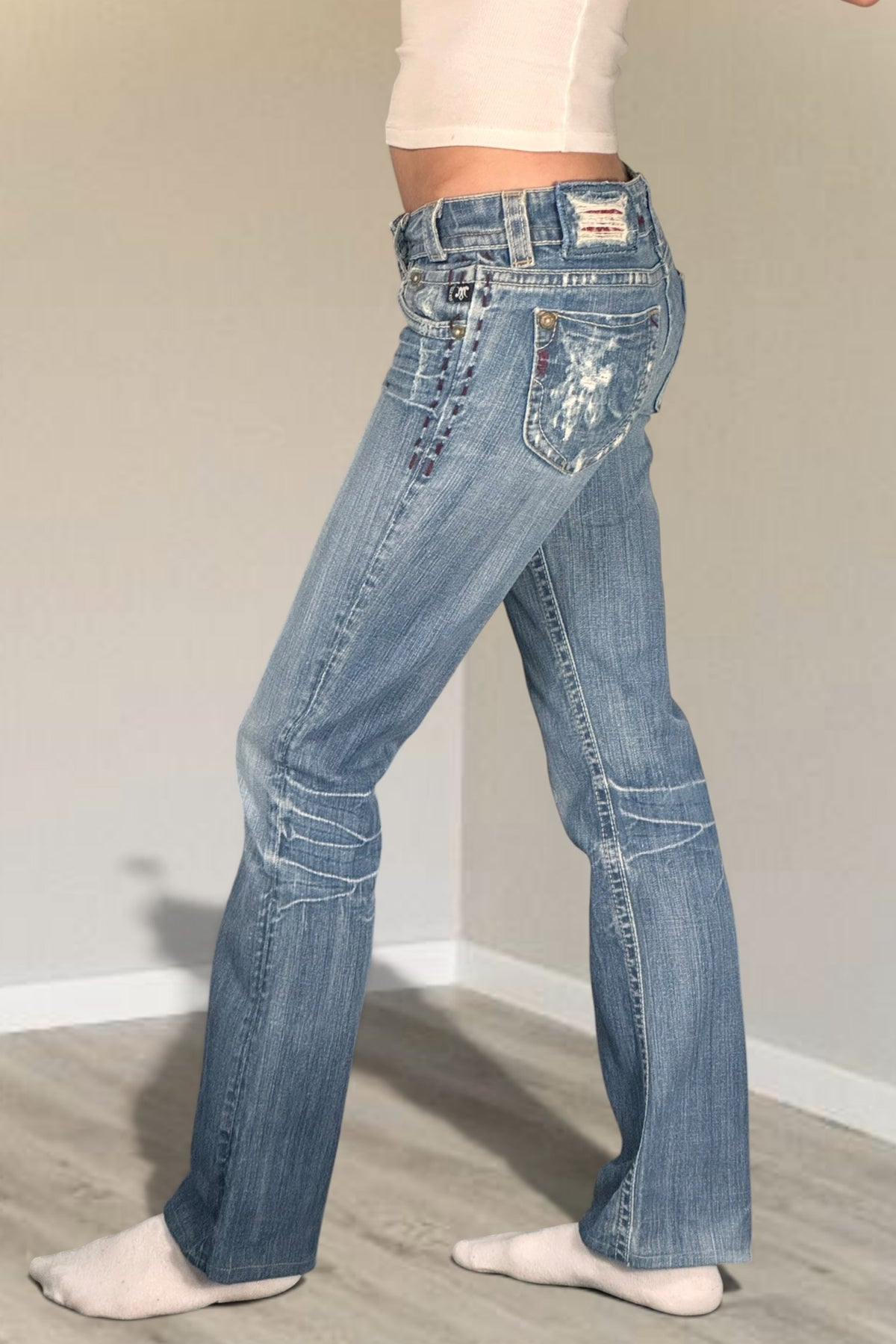 Lågmidjade jeans stl: XS