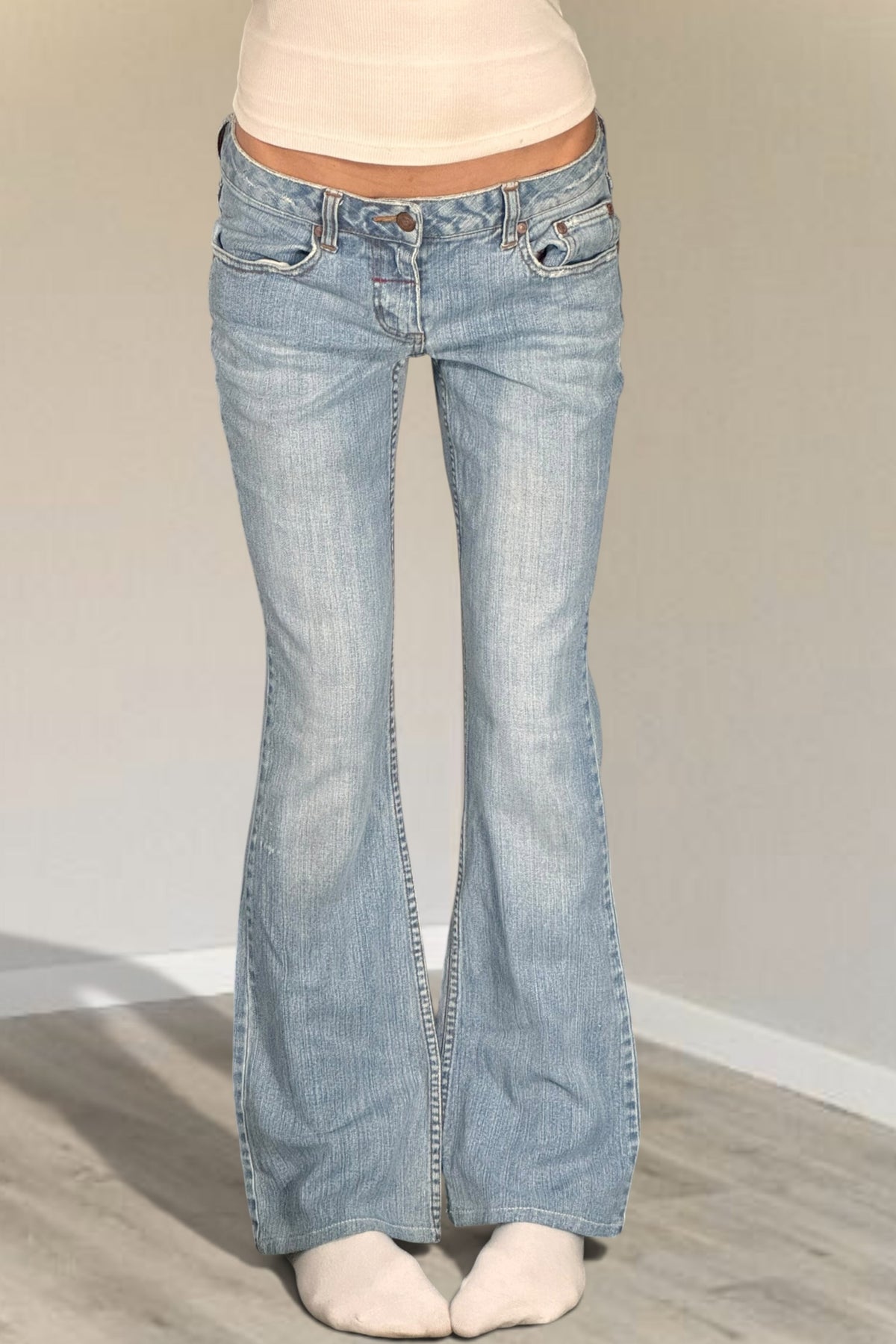 Lågmidjade jeans stl: S
