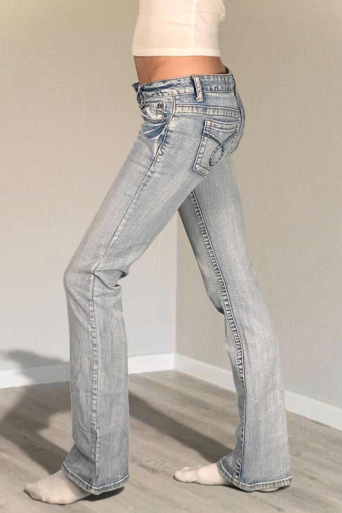 Lågmidjade jeans stl: XS