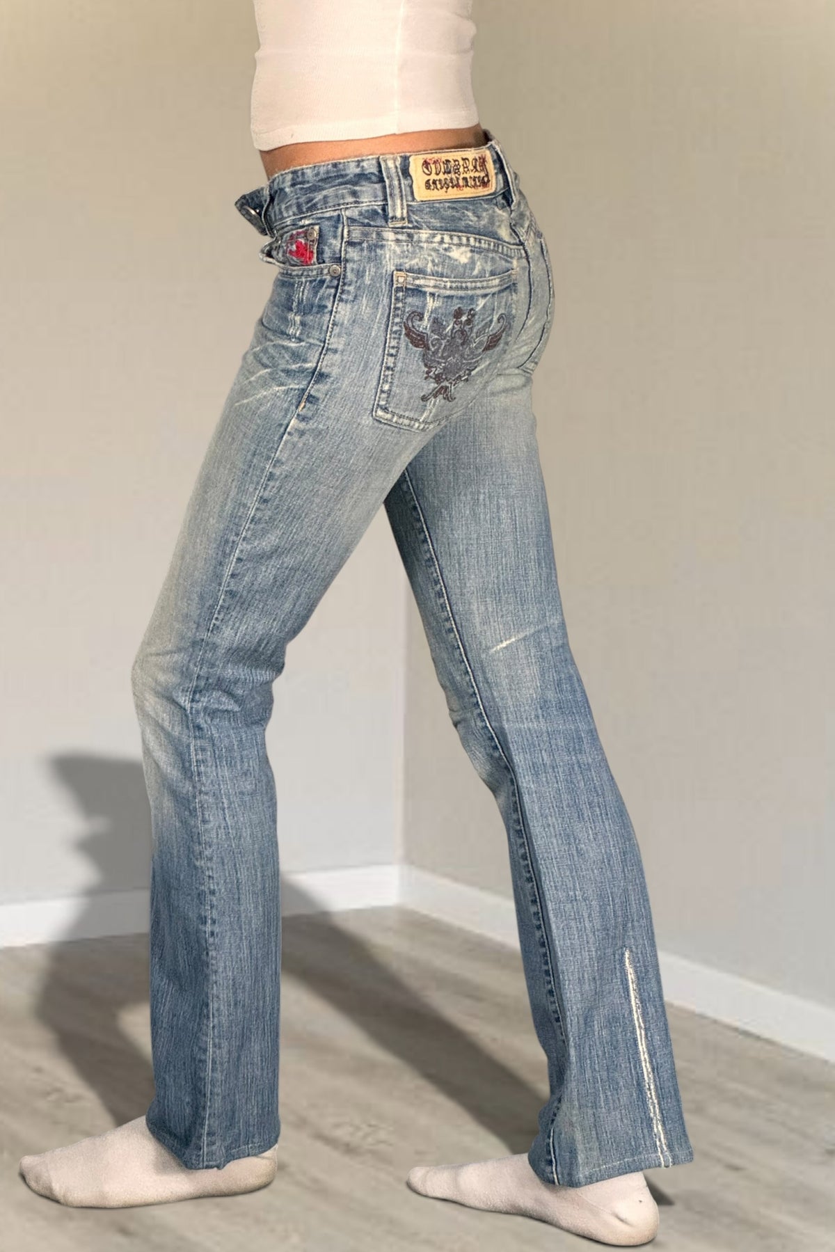 Lågmidjade jeans stl: XXXS