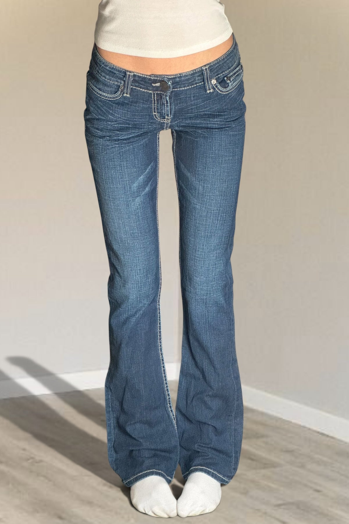 Lågmidjade jeans stl: XS