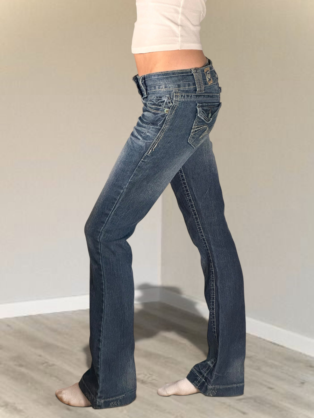 Lågmidjade jeans stl: XS/S