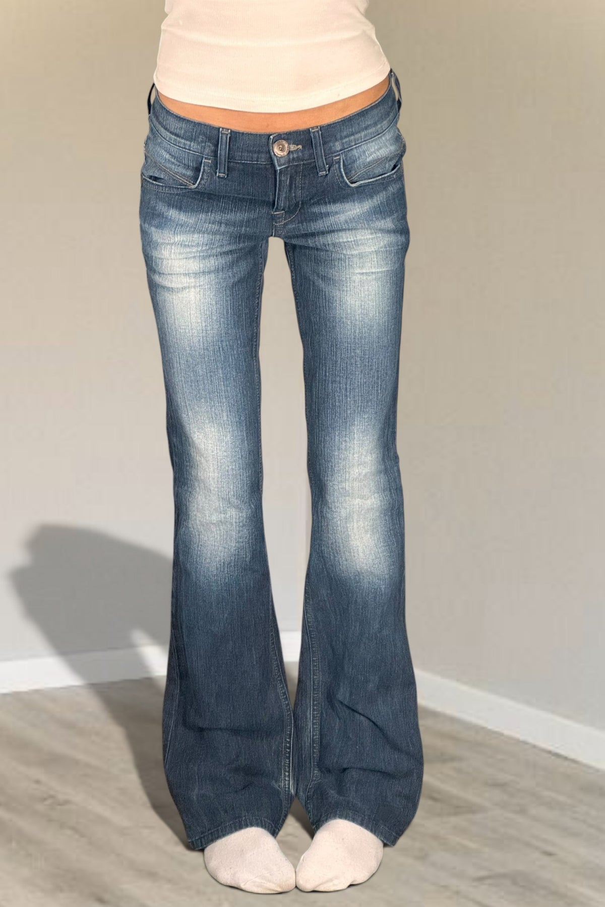 Lågmidjade jeans stl: XS