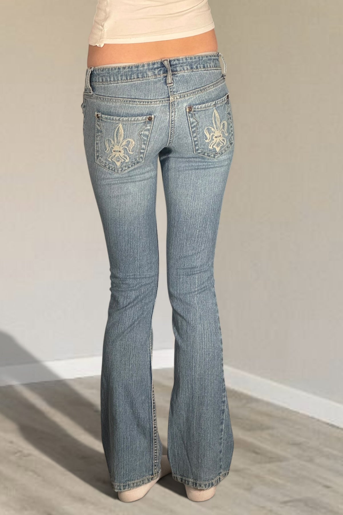 Lågmidjade jeans stl: XS