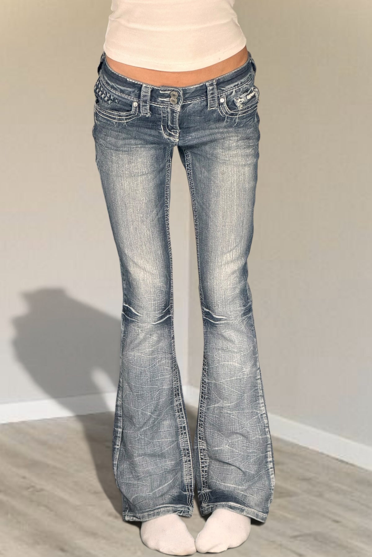 Lågmidjade jeans stl: XS