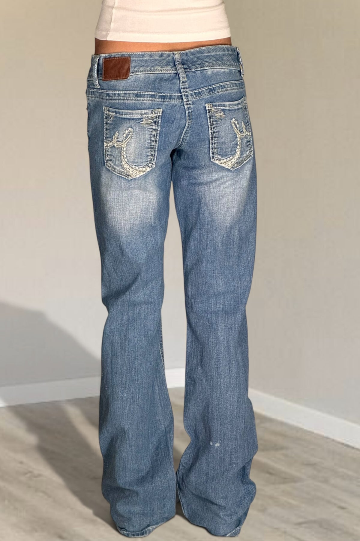 Lågmidjade jeans stl: S