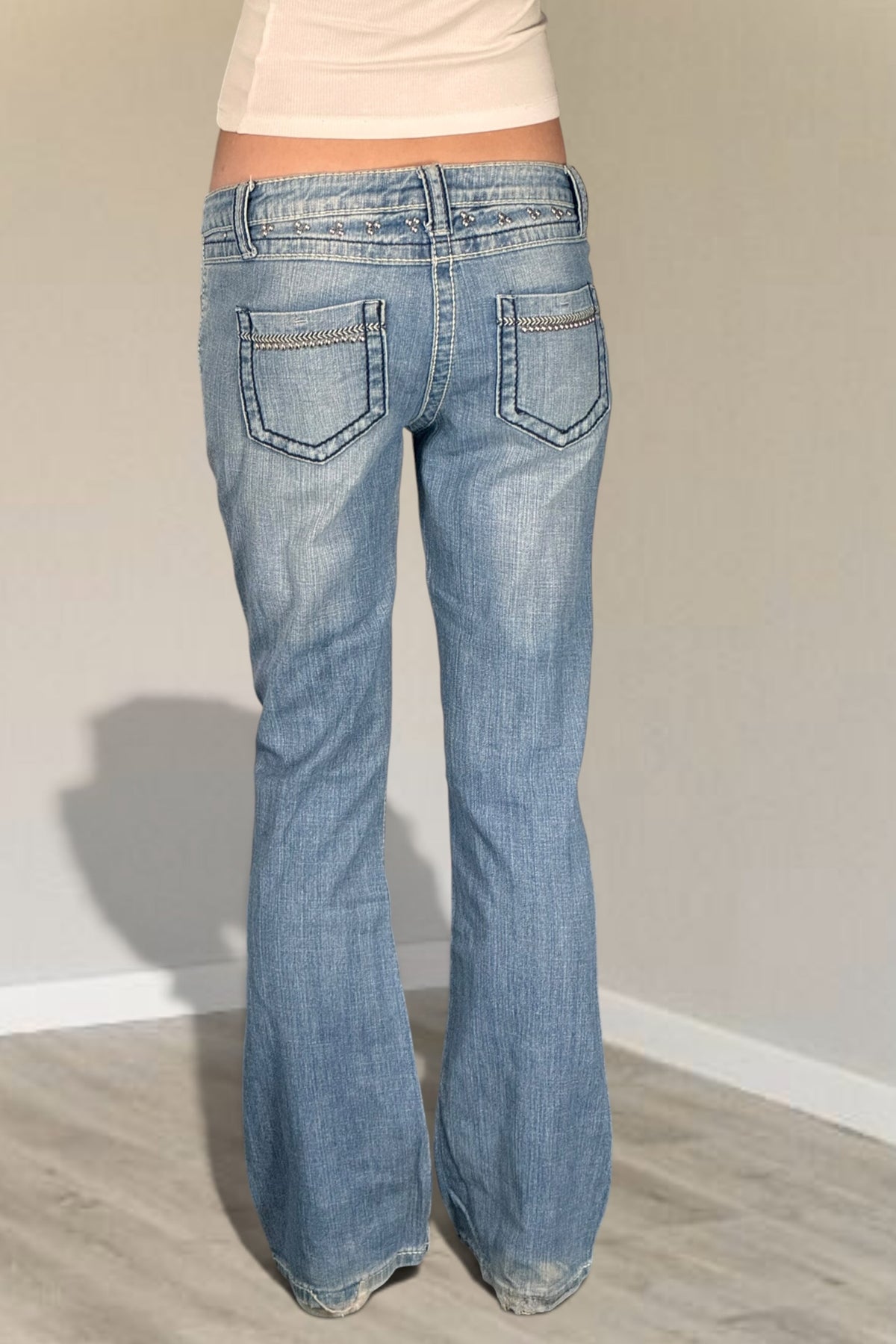 Lågmidjade jeans stl: S