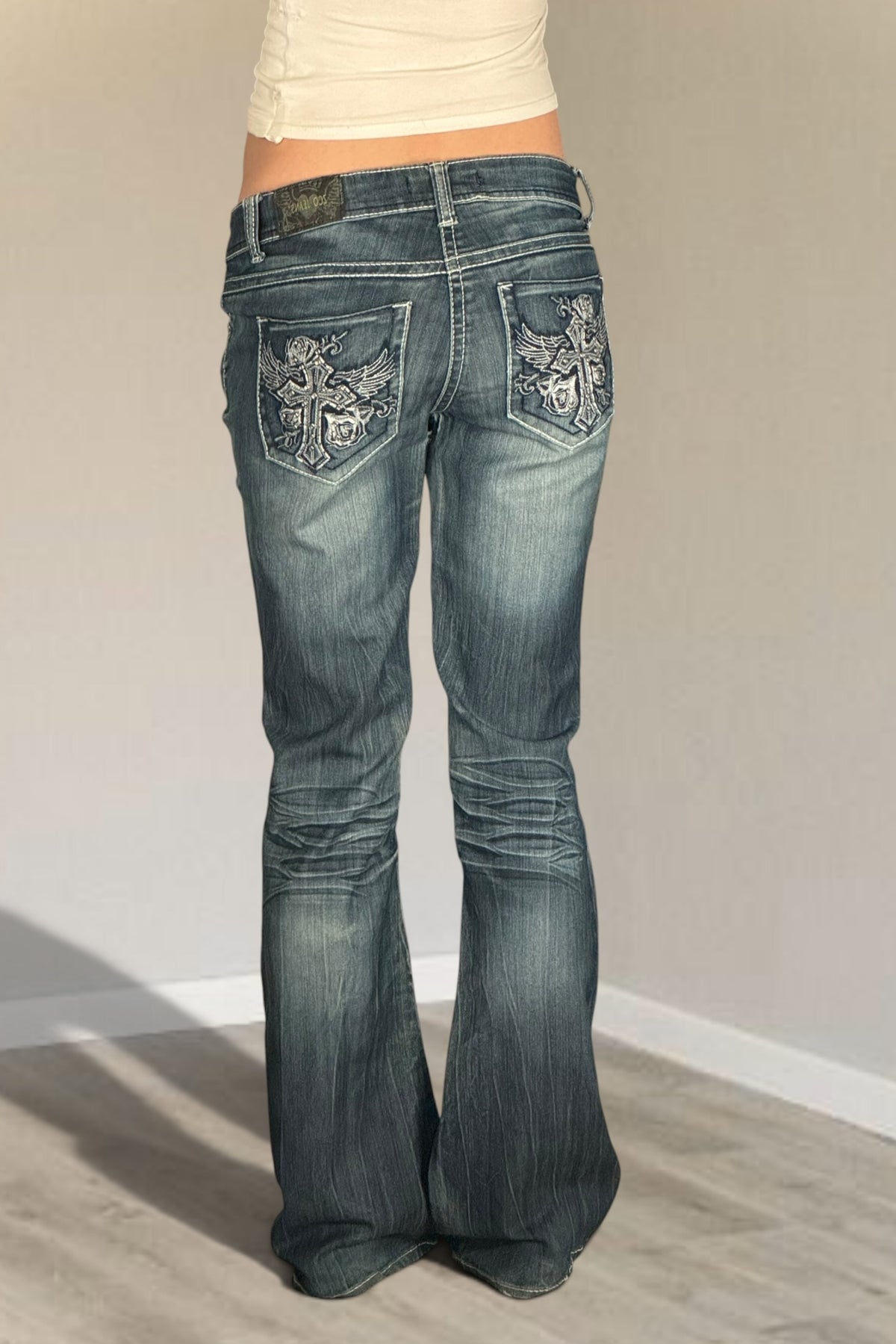 Lågmidjade jeans stl: S