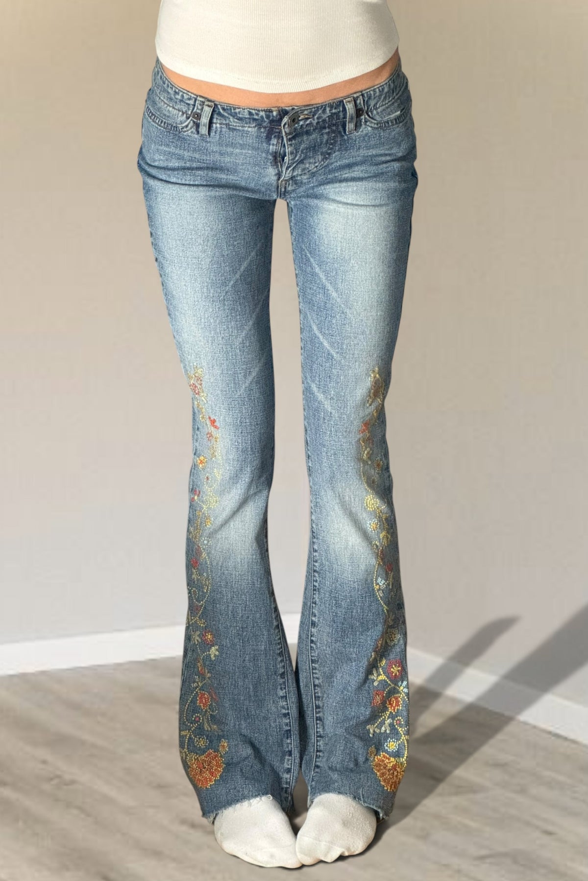 Lågmidjade jeans stl: XS