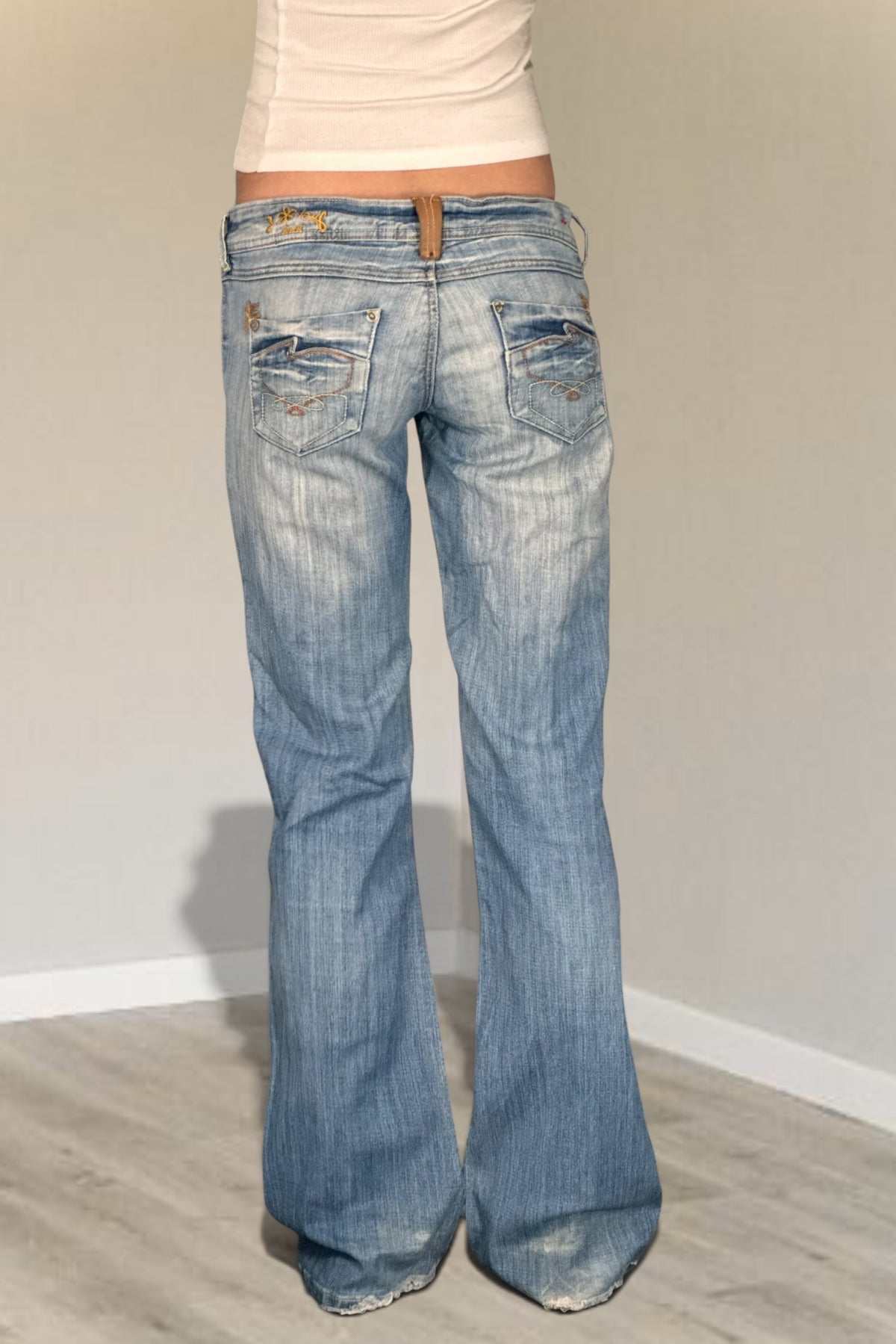 Lågmidjade jeans stl: S/M