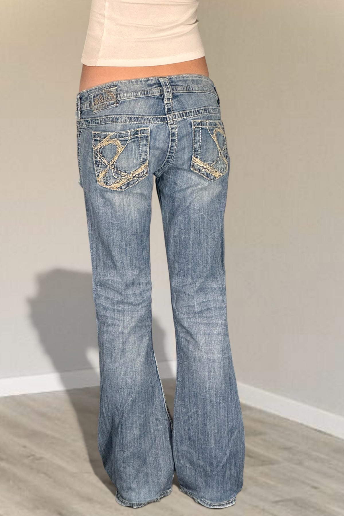 Lågmidjade jeans stl: S
