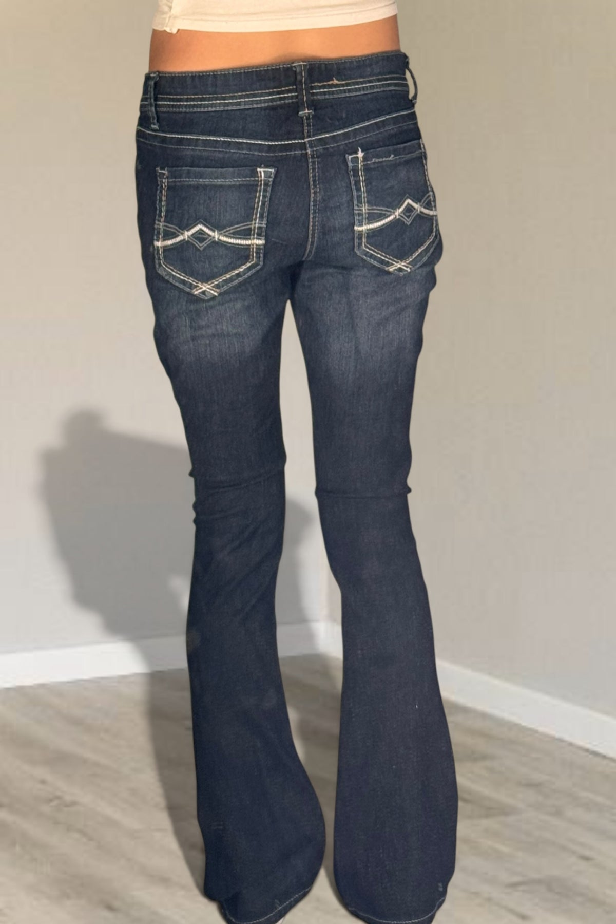 Low-rise jeans size: S