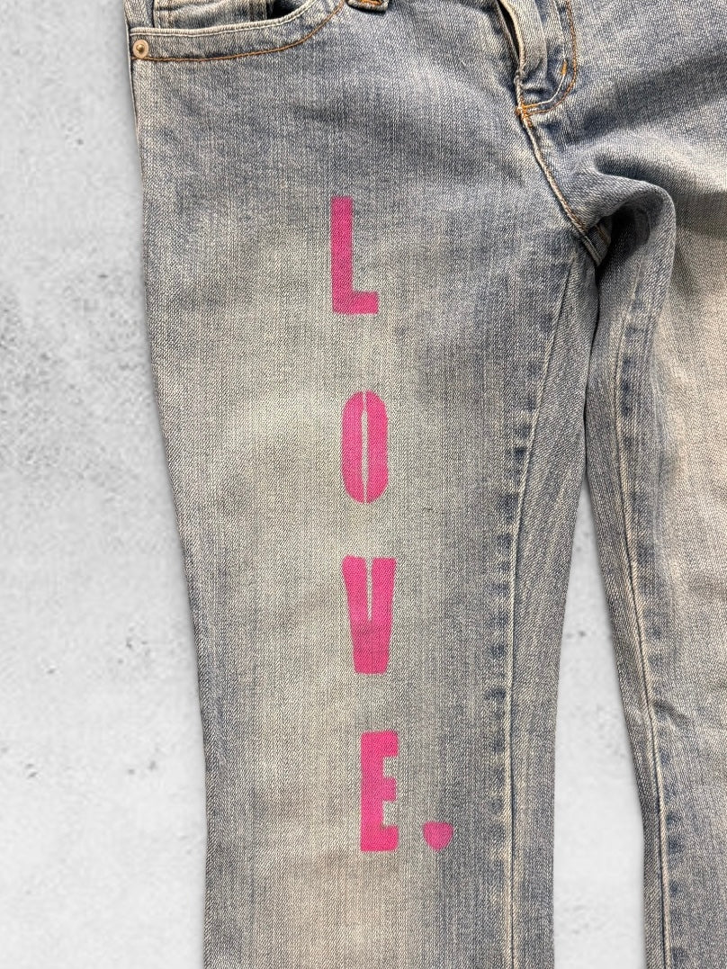 Lågmidjade jeans stl: S